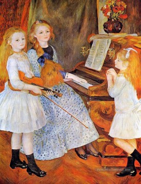 Pierre Auguste Renoir œuvres - filles de catulle mendes Pierre Auguste Renoir